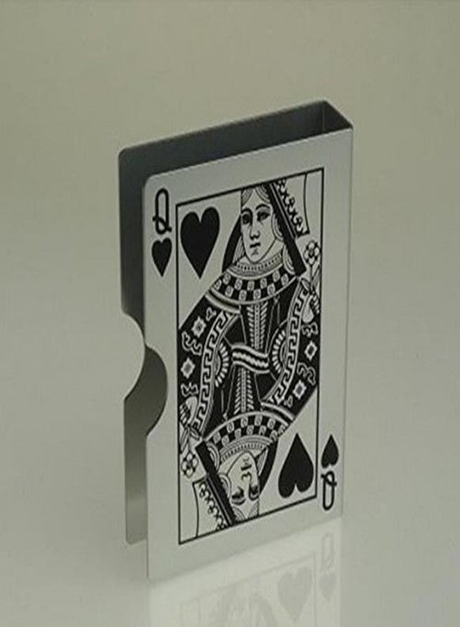 Bicycle Stainless Steel (Silver) Card Clip for Deck Guard Protection Holder - Image 2